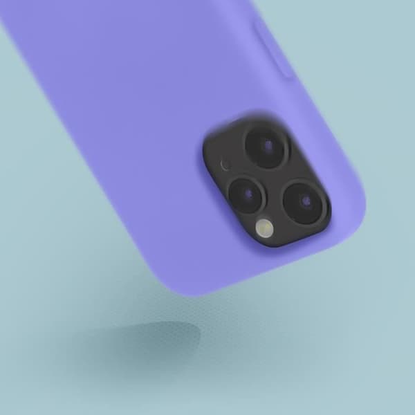 Coque - Apple - iPhone 12 Pro Max - Semi-rigid - Silikon - Lila