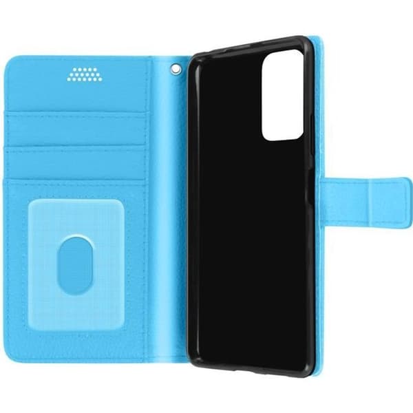Skal - AVIZAR - Xiaomi Redmi Note 10 Pro - Stativfunktion - Korthållare - Blå
