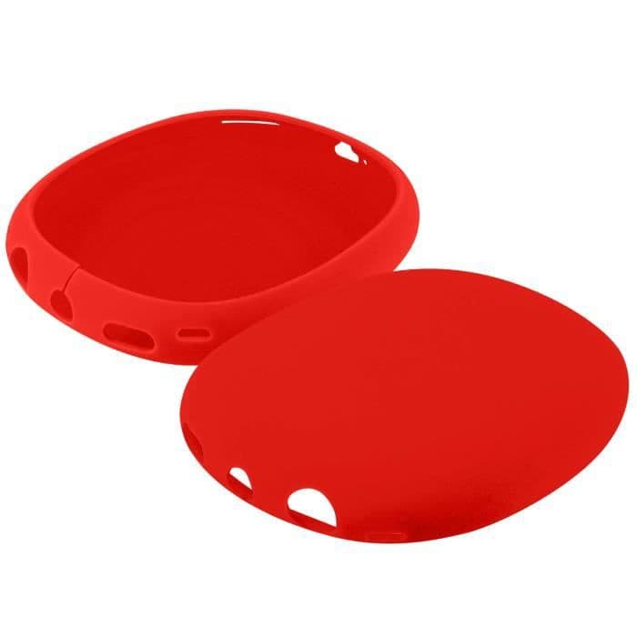 Airpods Max Soft Silikonfodral Ultratunt 1,5 mm Anti-fingeravtryck Soft-touch Röd