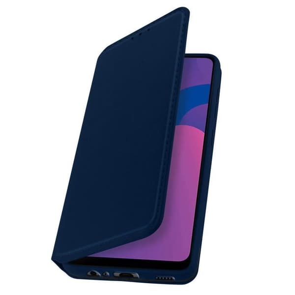 Honor 9A Cover Card Holder Funktion Smal och elegant midnattsblå