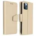 Miniatyrbild 1 av 4: Skal Apple iPhone 12 / 12 Pro Wallet Folio Fodral Gyllene Stativ Funktion Gul