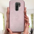 Miniatyrbild 4 av 4: Skyddsskal - AVIZAR - Xiaomi Redmi 9 - Halvstyv silikon - Glitter - Rosa
