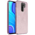 Miniatyrbild 2 av 4: Skyddsskal - AVIZAR - Xiaomi Redmi 9 - Halvstyv silikon - Glitter - Rosa