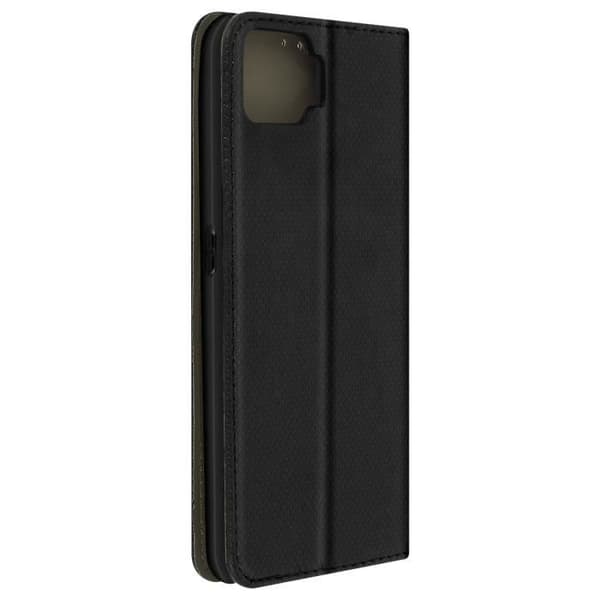 Oppo-fodral - A73 - Folio-fodral - Ekologisk läder - Svart - Inbyggt stöd
