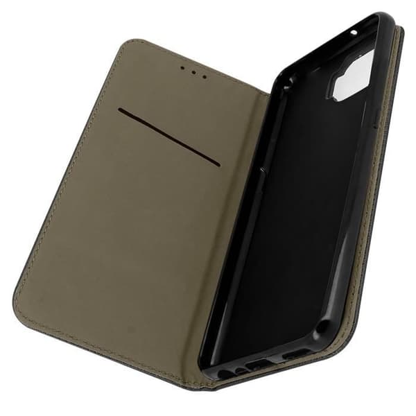 Oppo-fodral - A73 - Folio-fodral - Ekologisk läder - Svart - Inbyggt stöd