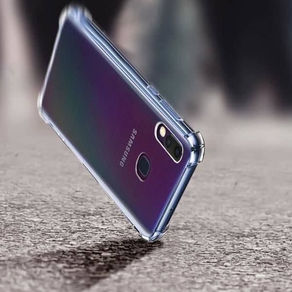 Coque för Samsung Galaxy A40 - AVIZAR - Flexibelt silikon - Transparent - Stötskydd - Ultrafin