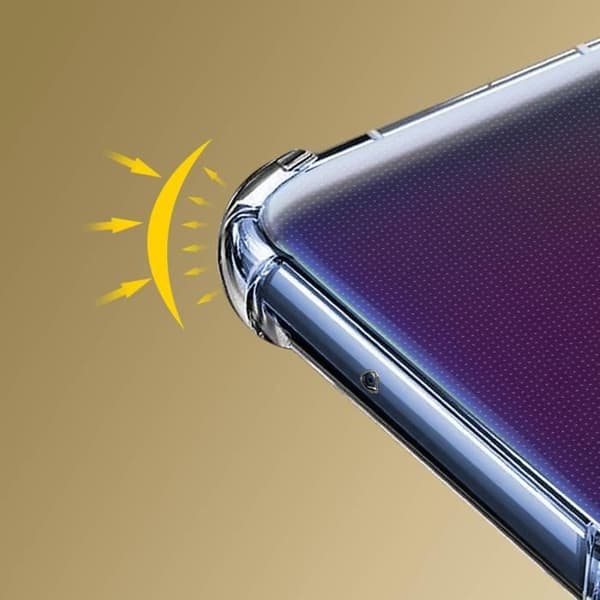 Coque för Samsung Galaxy A40 - AVIZAR - Flexibelt silikon - Transparent - Stötskydd - Ultrafin