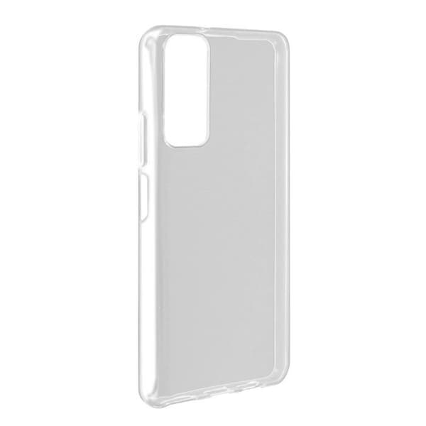 Fodral - HUAWEI - P smart 2021 - Mjukt silikonskydd - Transparent Vit