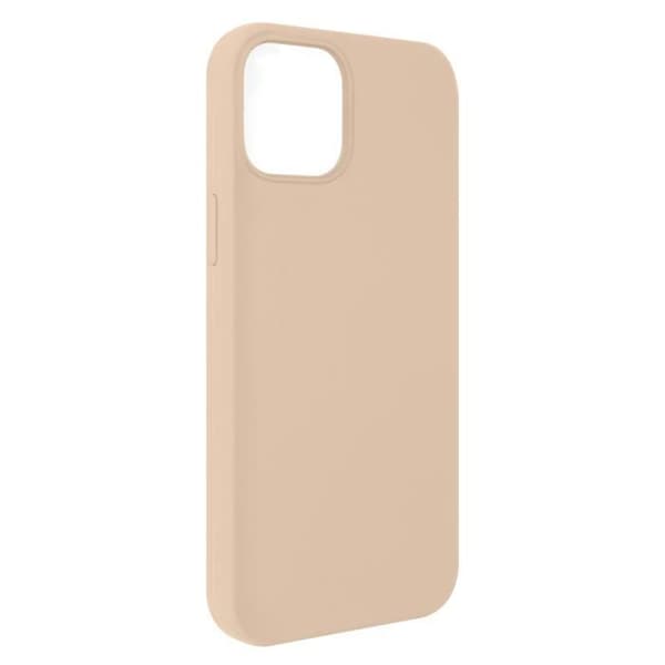 Skyddsskal - Apple - iPhone 13 Mini - Halvhård silikon - Soft-touch finish - Biskopsrosa