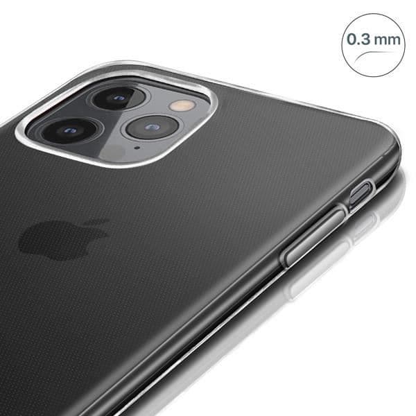 Coque iPhone 12 Pro Max - AVIZAR - Mjuk - Ultrafin - Transparent - Silikon Skydd