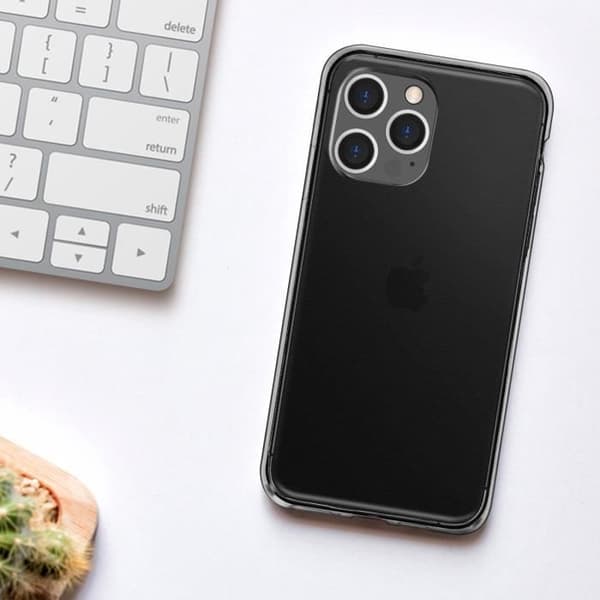 Coque iPhone 12 Pro Max - AVIZAR - Mjuk - Ultrafin - Transparent - Silikon Skydd