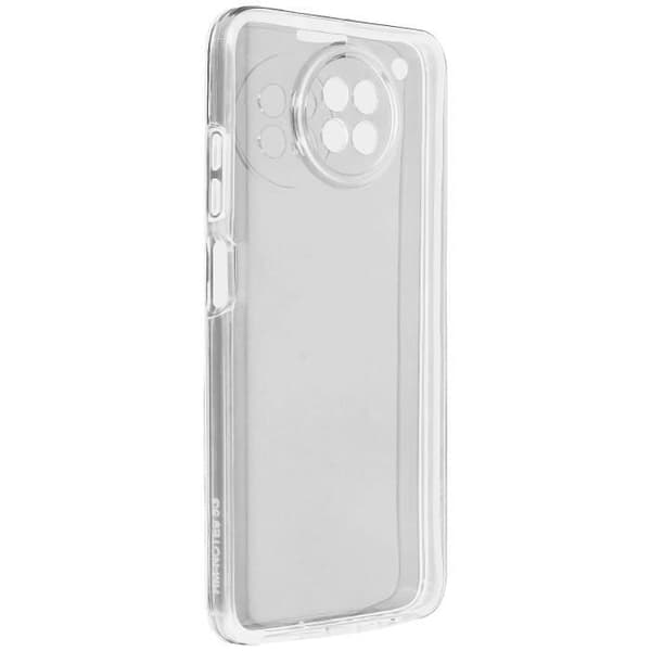 Coque - Xiaomi - Redmi Note 9T - Hårt Bakskydd - Mjuk Framsida - Vit