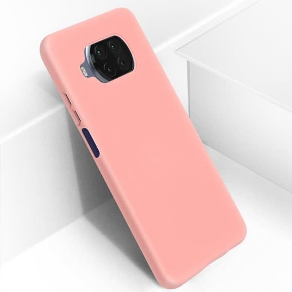Skyddsfodral - AVIZAR - Xiaomi Mi 10T Lite - Flexibel silikon - Rosa - Mjuk finish
