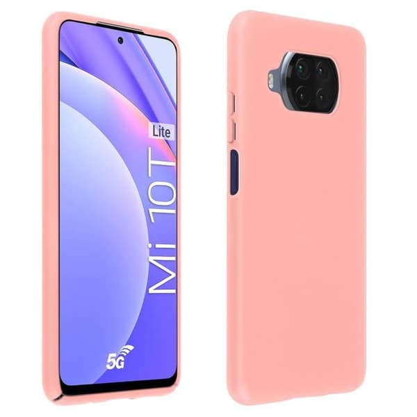 Skyddsfodral - AVIZAR - Xiaomi Mi 10T Lite - Flexibel silikon - Rosa - Mjuk finish