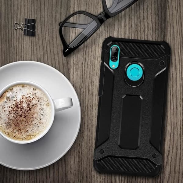 Coque - AVIZAR - Defender II - Antichock - Svart - Huawei P Smart 2019 / Honor 10 Lite