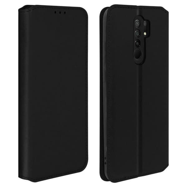 Fodral - Xiaomi - Redmi 9 - Eco-läder - Magnetisk flik - Stativfunktion