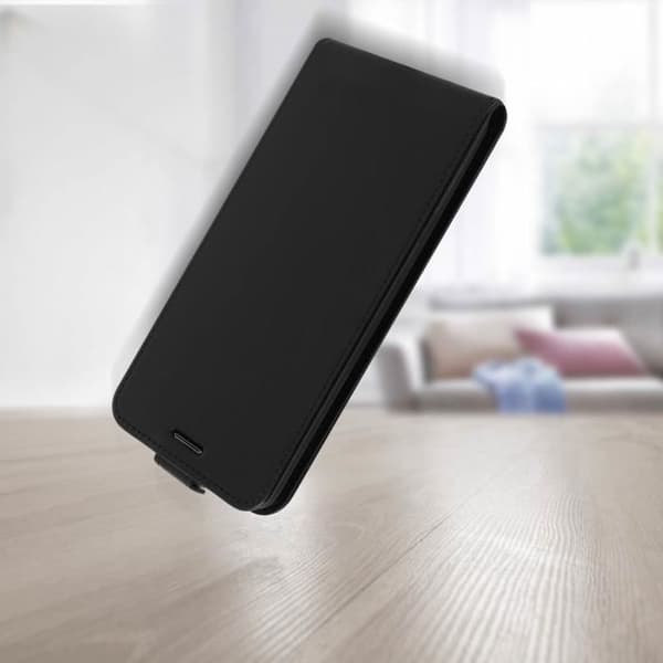 Étui - Xiaomi - Poco M3 / Redmi 9T - Ekologiskt läder - Vertikal Klaff - Svart