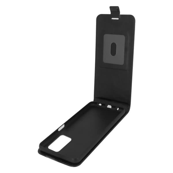 Étui - Xiaomi - Poco M3 / Redmi 9T - Ekologiskt läder - Vertikal Klaff - Svart