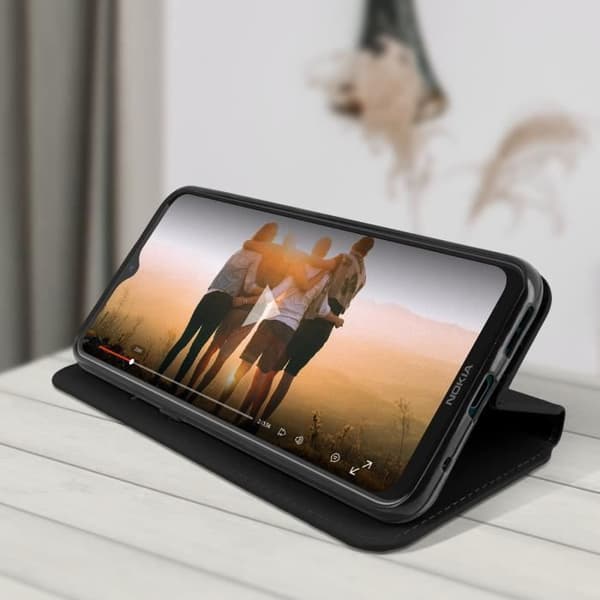 Hus - AVIZAR - Nokia 5.3 - Ekoleder - Kortfickor - Stödfunktion