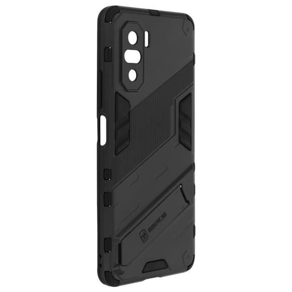 Coque Antichoc - Xiaomi - Kickstand II - Svart - Poco F3 - Mi 11i - Inbyggd ställning