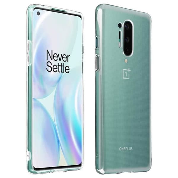 Coque - AVIZAR - OnePlus 8 Pro - Mjuk - Ultra-tunn - Transparent Vit