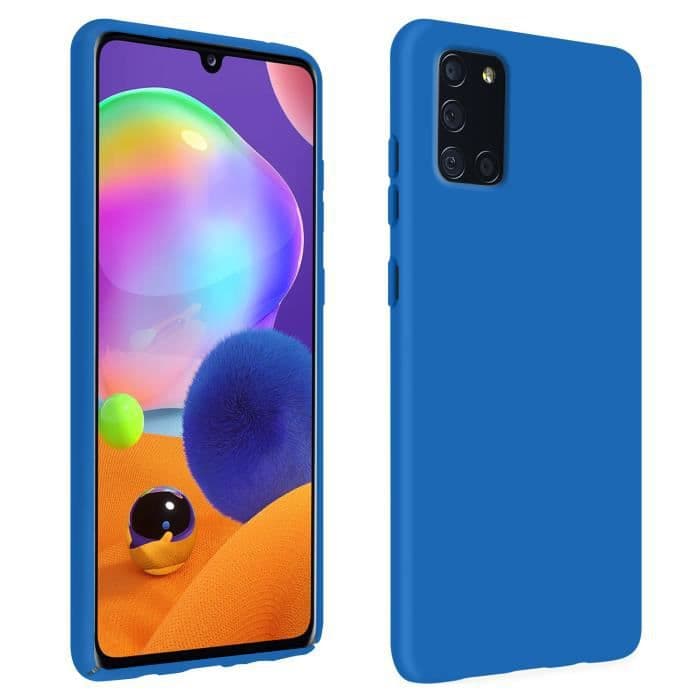 Samsung Galaxy A31 Soft Gel Silikonfodral Soft Touch Finish Midnight Blue
