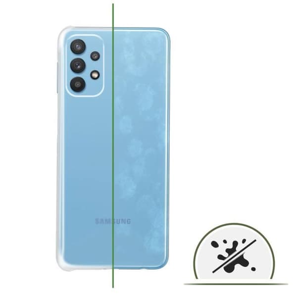 Galaxy A32 Fodral Hårt skydd Stötsäkert Anti-fingeravtryck Frostad Vit