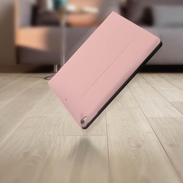 Housse iPad Air 2019 och Pro 10.5 - AVIZAR - Folio Roséguld - Syntetiskt läder - Video Support - Fullständigt Skydd