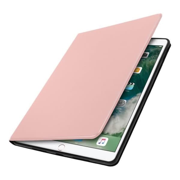 Housse iPad Air 2019 och Pro 10.5 - AVIZAR - Folio Roséguld - Syntetiskt läder - Video Support - Fullständigt Skydd
