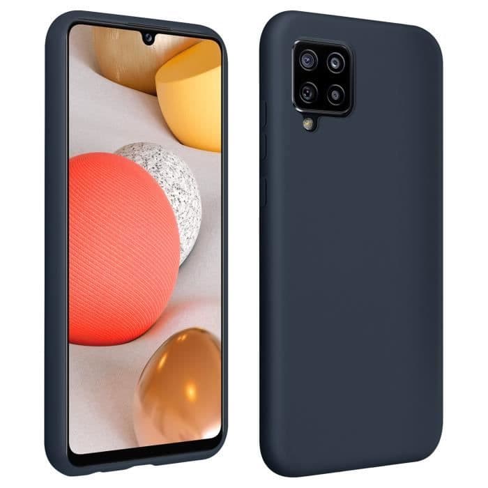 Samsung Galaxy A42 5G Soft Gel Silikonfodral Soft Touch Finish Midnight Blue