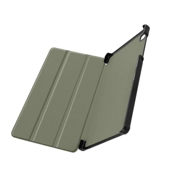 Fodral - AVIZAR - Galaxy Tab A7 Lite - Svart ekologiskt läder - Videostöd - Integrerat tangentbord
