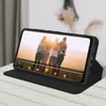 Miniatyrbild 4 av 4: Cover Wiko View 5/5 Plus Wallet Folio Fodral Stativ Funktion Svart Svart