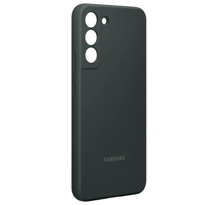 Fodral Samsung Galaxy S22 Soft Touch Silikonskydd Original Mörkgrön Mörkgrön