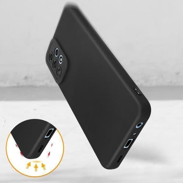 Skyddande baksida - AVIZAR - Galaxy A23/M23 - Smidig - Svart - Ultrafin och diskret