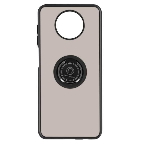 Coque - Xiaomi - Redmi Note 9T 5G - Bi-materia - Metallring - Stötsäker - Svart
