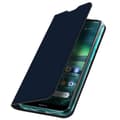 Miniatyrbild 2 av 4: Étui Folio - DUX DUCIS - Nokia 2.3 - Eco-läder - Videostöd - Kortfack - Mörkblå