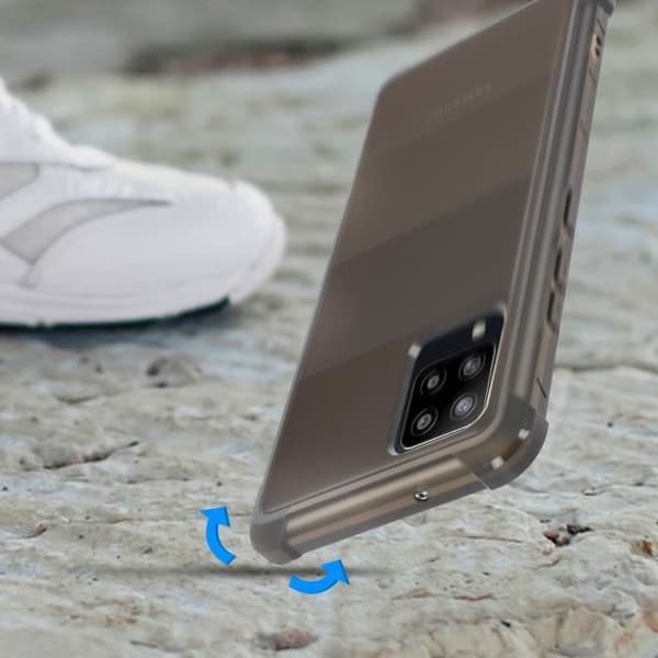 Coque - Samsung - Galaxy A42 5G - Silikon - Ultrafin - Transparent svart