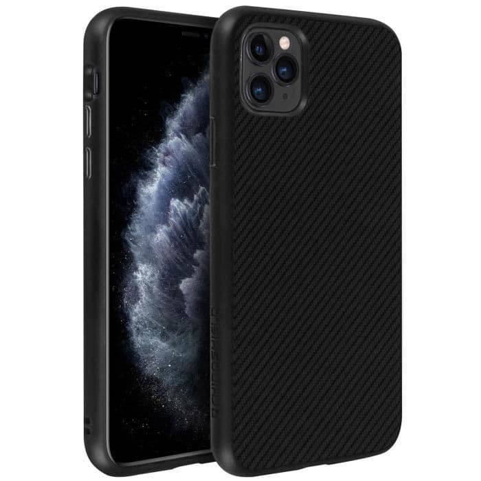 iPhone 11 Pro Max Fodral Rigid Carbon Honeycomb SolidSuit Rhinoshield Svart