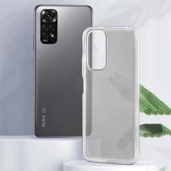 Skyddsskal - Xiaomi - Redmi Note 11 och Note 11s - Hybrid - Genomskinlig - Förstärkta hörn