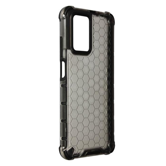 Xiaomi Redmi 10 Fodral Stötsäker förstärkta hörn Honeycomb Design Svart Svart