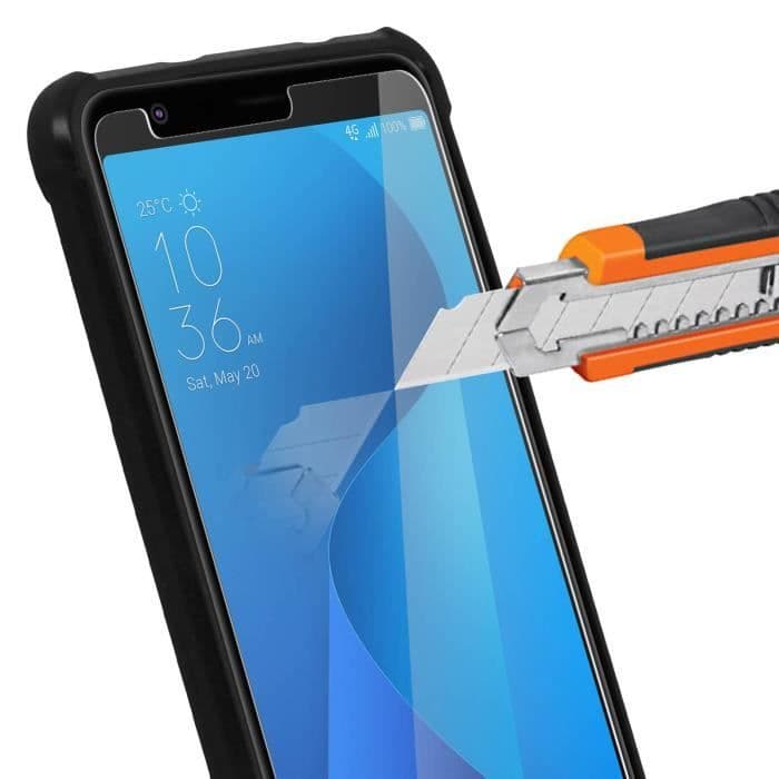 Zenfone Max Plus M1 Fodral + Flexibel Hydrogel Film Full Protection iMak Black