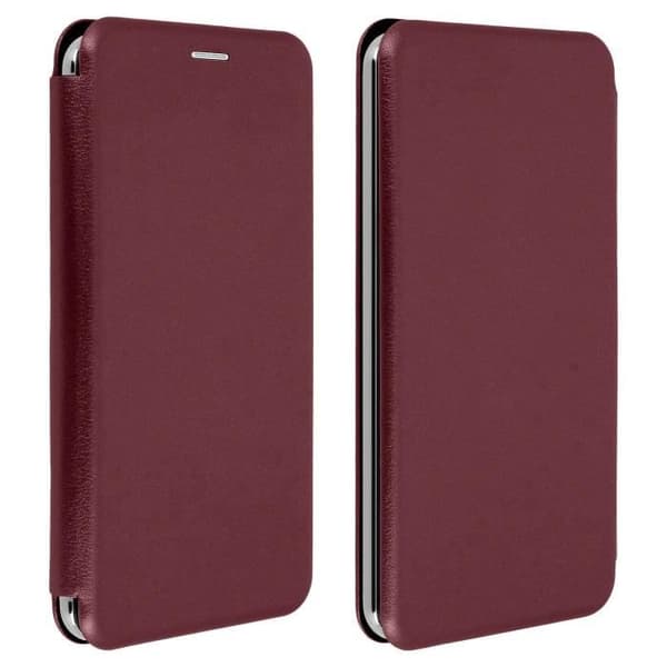 Smartphonefodral - AVIZAR - Universell - 5,4 till 6'' - Magnetisk - Kortfack - Bordeaux