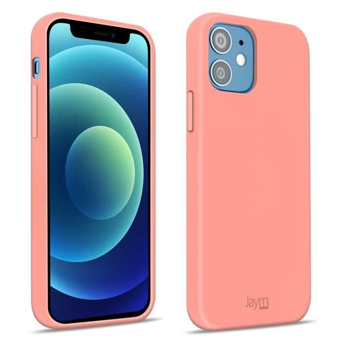 Apple iPhone 12 Mini Premium Soft Touch Soft Feeling Silikonfodral Jaym Pink Rose