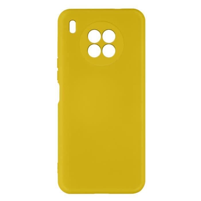 Huawei Nova 8i och Honor 50 Lite Halvstyv Soft Touch Slim Silikonfodral Gul