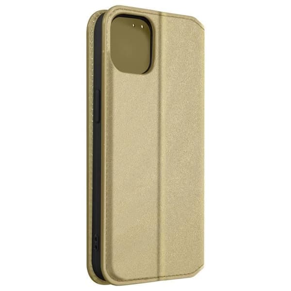 iPhone 13-fodral - AVIZAR - Magnetisk plånboksfickor - Guldgul - Videostativ - Hård