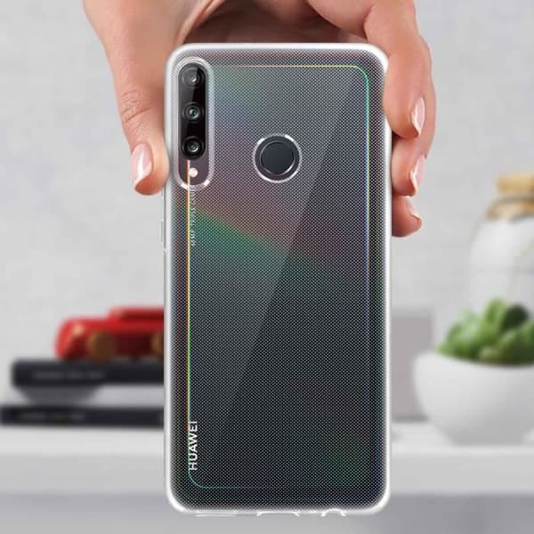 Coque - HUAWEI - P40 Lite E - Silikon Skal - Transparent Vit - Anti-Spår