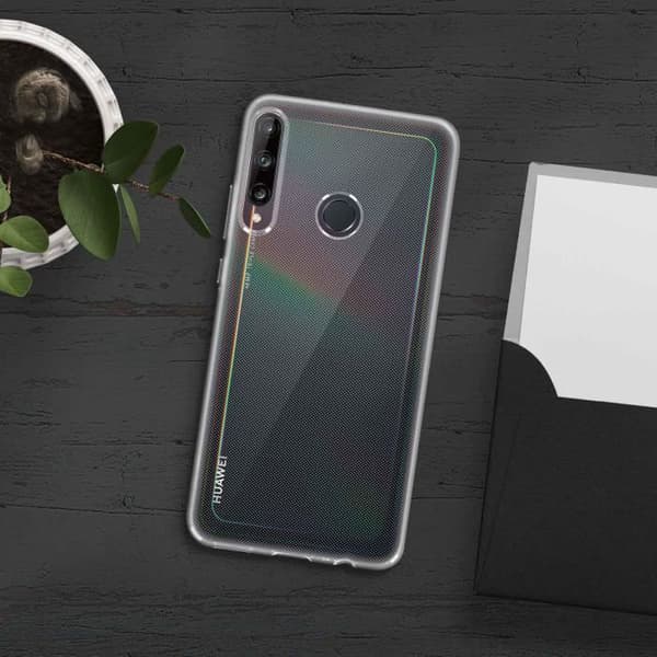 Coque - HUAWEI - P40 Lite E - Silikon Skal - Transparent Vit - Anti-Spår