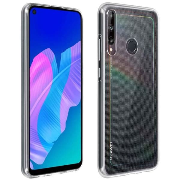 Coque - HUAWEI - P40 Lite E - Silikon Skal - Transparent Vit - Anti-Spår