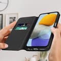Miniatyrbild 3 av 4: Samsung Galaxy M23 Fodral - AVIZAR - Video Support Plånboksfodral - Svart