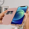 Miniatyrbild 3 av 4: Housse Folio - AVIZAR - iPhone 12/12 Pro - Rosa - Hård - Video Stöd